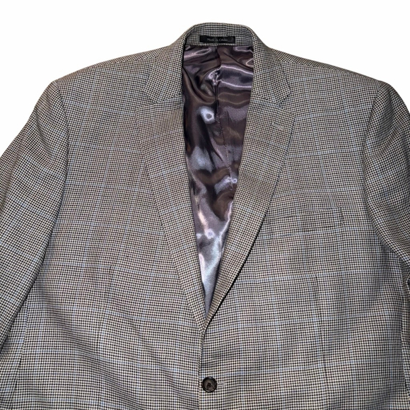 Lauren Ralph Lauren Light Gray Glen Plaid Sport Coat - Picture 4 of 7